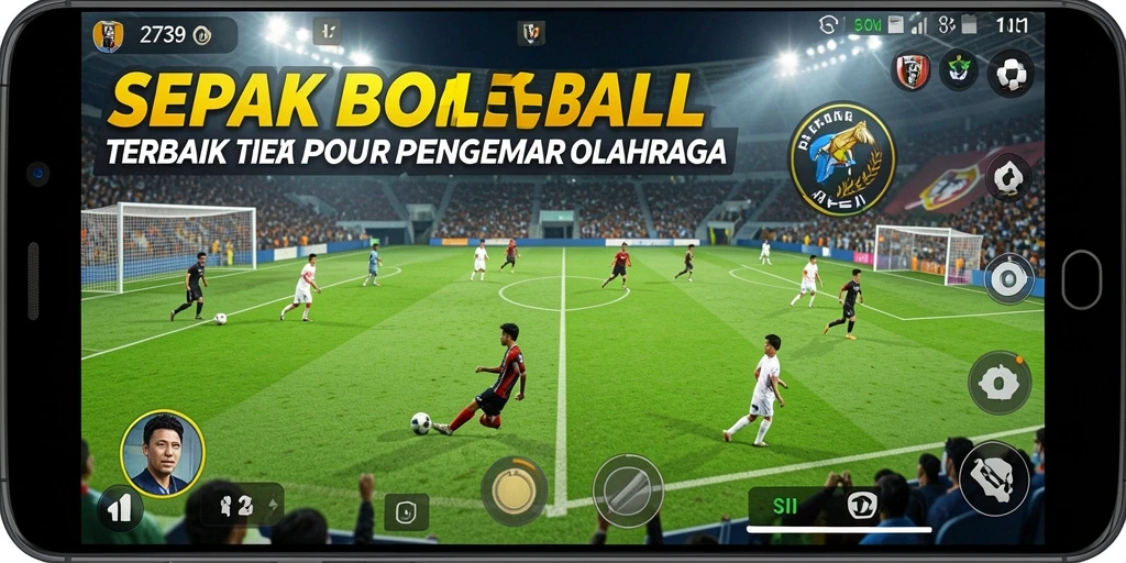 Screenshot dari gameplay <strong>2739</strong> yang menampilkan aksi pemain di lapangan.