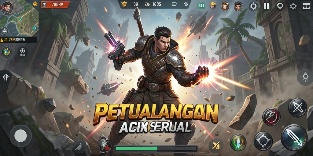 Tampilan mengejutkan saat bertempur di 789RP dengan grafis menarik.
