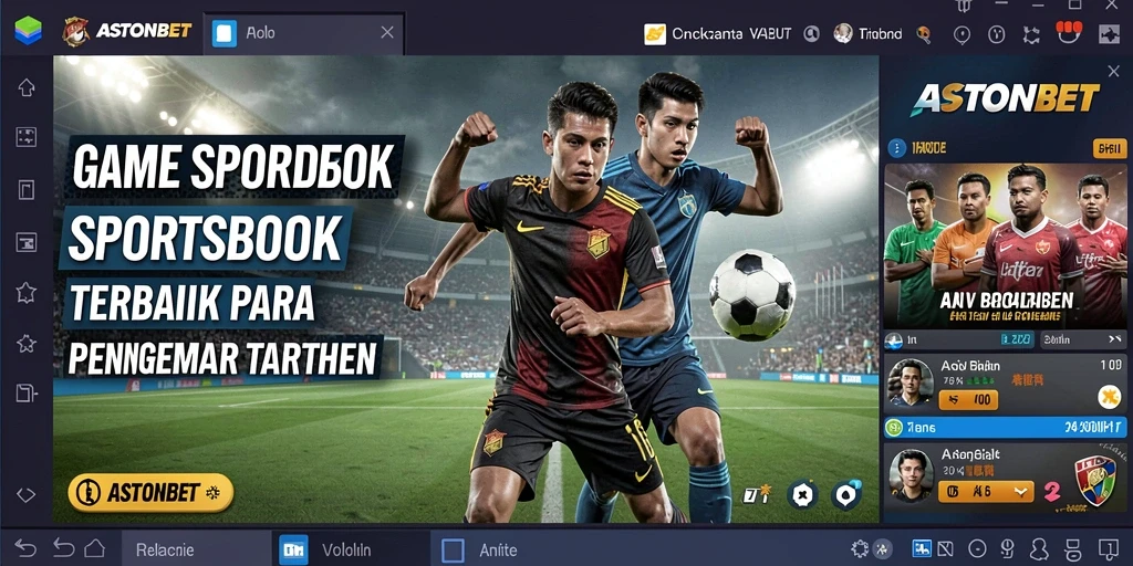 Tampilan menarik dari gameplay ASTONBET dalam taruhan olahraga.