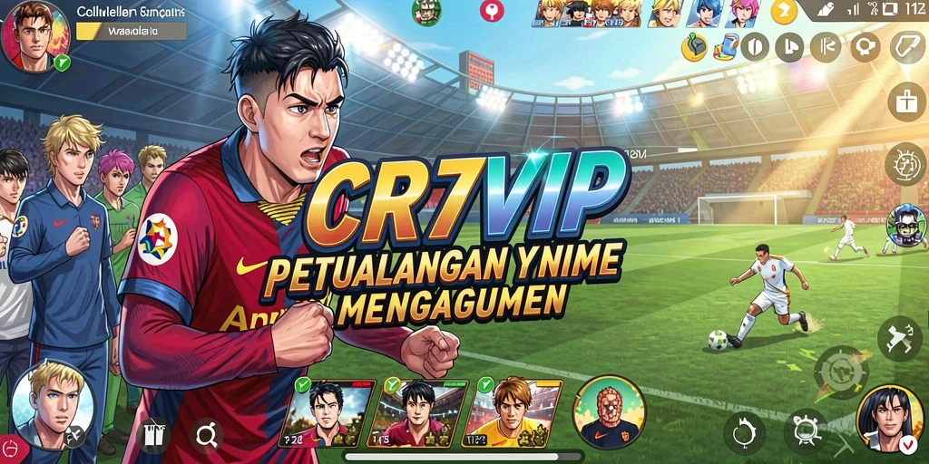 Tampilan gameplay mendebarkan dari CR7VIP dengan aksi anime yang seru.