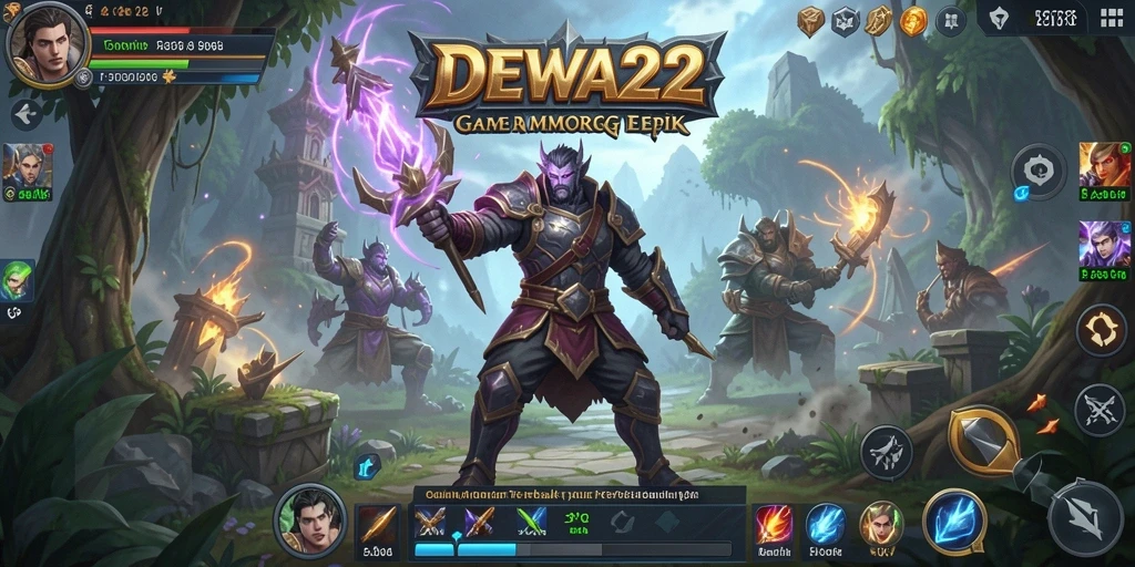 Gameplay epik DEWA22 dengan petualangan menakjubkan di dunia MMORPG.