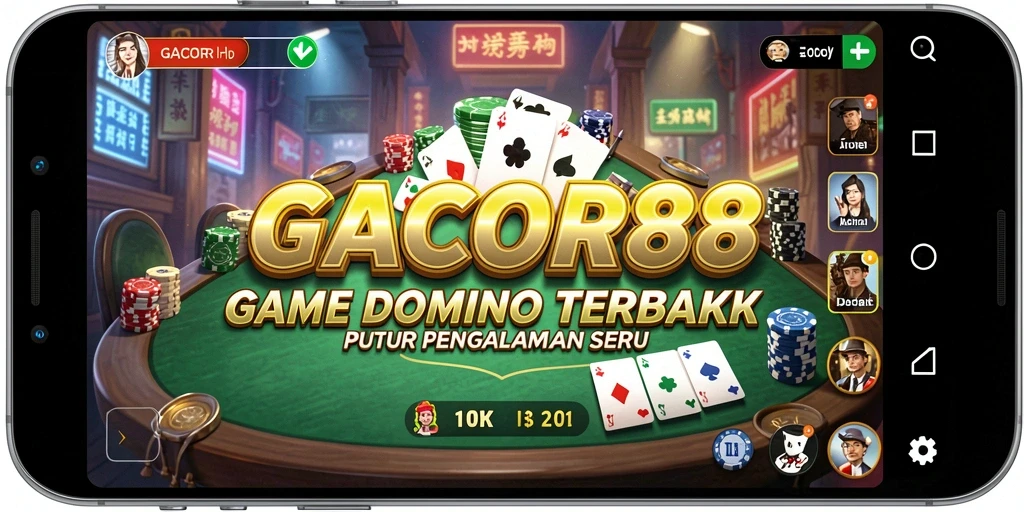 Gameplay seru GACOR88 yang menampilkan Domino klasik.