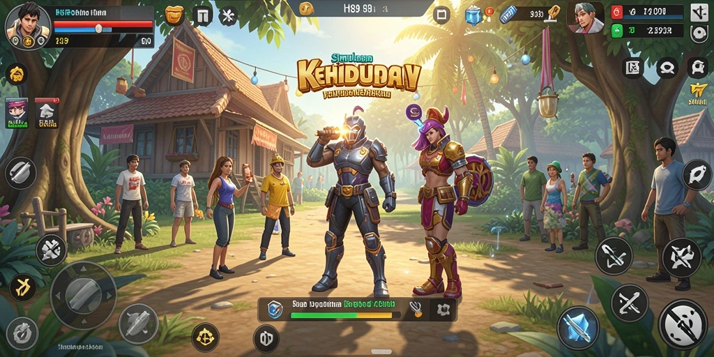 Tangkapan layar H89 menunjukkan gameplay simulasi yang seru.