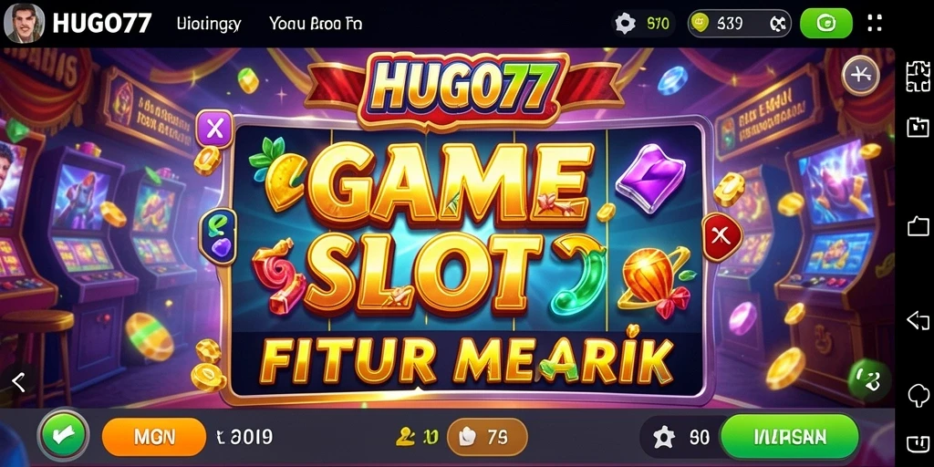 Tampilan gameplay Slot HUGO77 yang seru dan menarik.