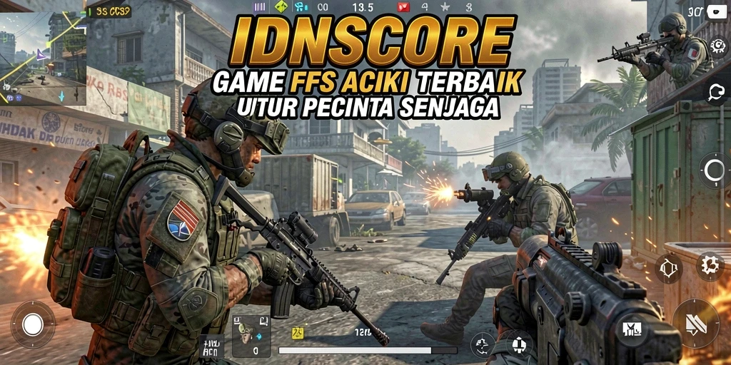 Menampilkan aksi menegangkan dalam IDNSCORE dengan grafis yang memukau.
