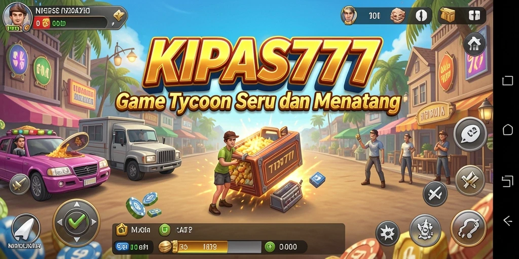 Tampilan gameplay KIPAS777 yang menarik dan penuh warna.