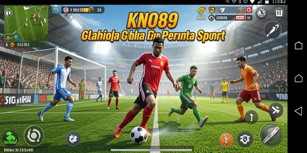 Screenshot gameplay KNO89 menunjukkan aksi seru dalam berbagai cabang olahraga.