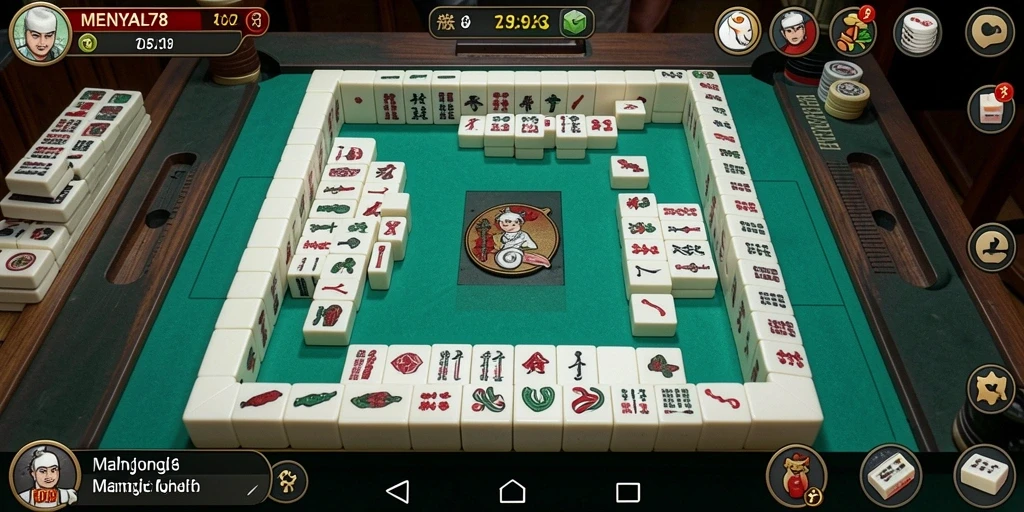 Tampilan gameplay Mahjong yang menarik dan menantang di MENYALA78.