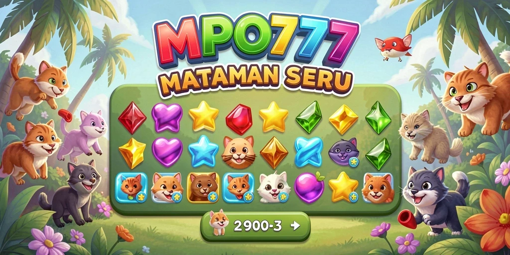 Tampilan gameplay seru dalam MPO777 yang penuh warna.