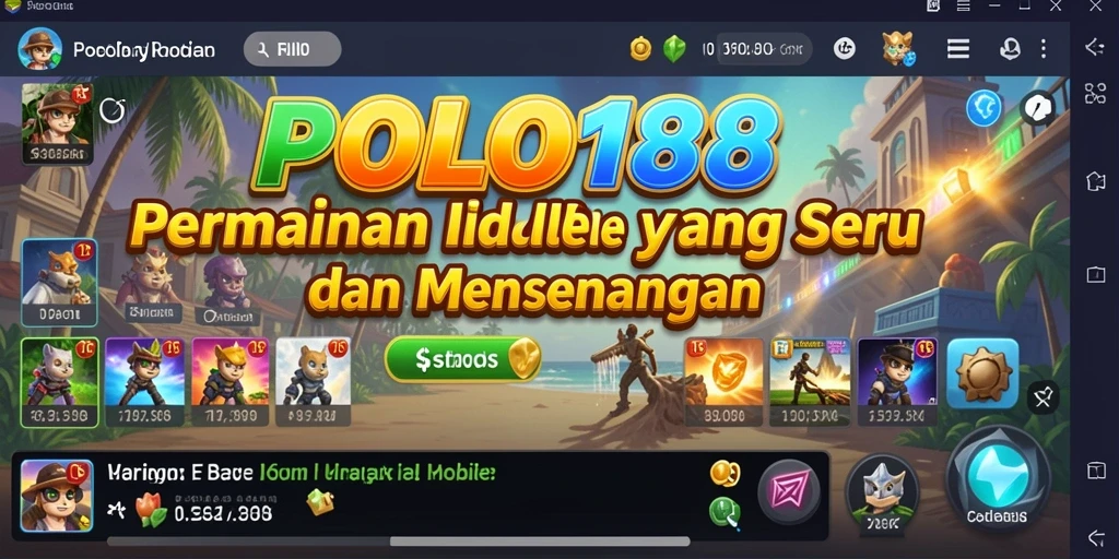 Tampilan gameplay seru yang menggambarkan kemajuan di POLO188.