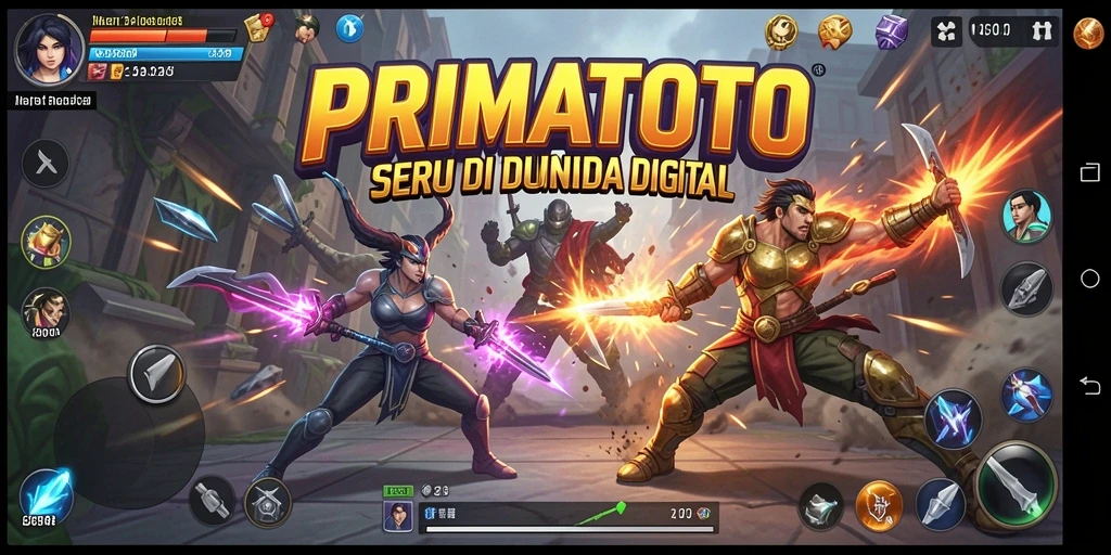 Tampilan gameplay PRIMATOTO yang menegangkan dan seru.