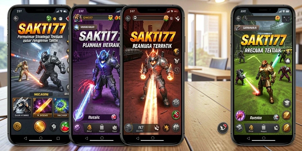 Screenshot gameplay SAKTI77 yang epik dengan banyak aksi strategi.