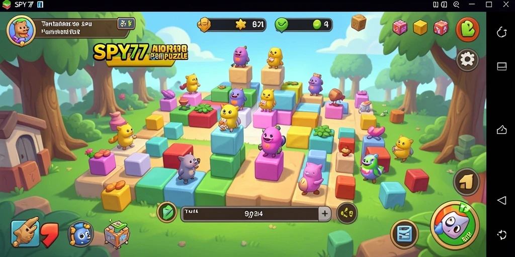 Tampilan gameplay SPY77 yang menantang dan menarik.